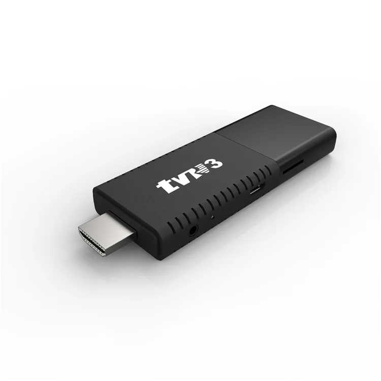 TVR3 Android 13 Streaming Smart TV Stick Quad Core Cortex A53 Support 4K H.265 Netflix Youtube, 2+16GB