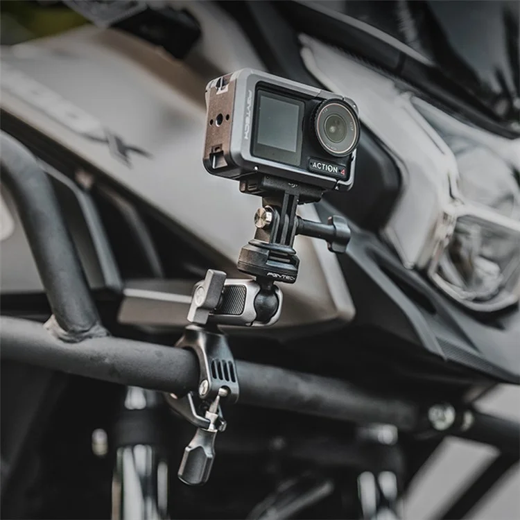 TECH P-GM-222 CapLock Sport Camera Riding Bracket Bike / Motorcycle Handlebar Mount Phone Holder