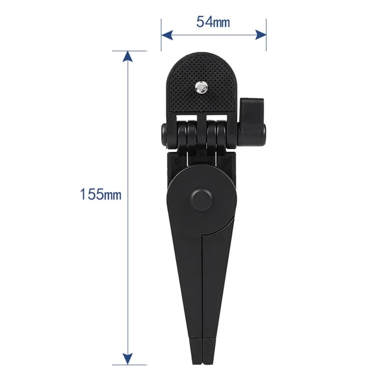 A251 For GoPro Camera Cell Phone Mount Tripod Stand Desktop Holder with 1 / 4 Inch Screw Adapter - Black