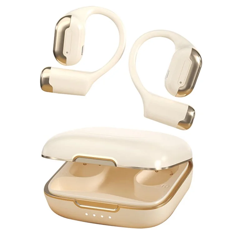 Ear Hook Bluetooth Headset Wireless Headphone Waterproof Earphone - Skin Color