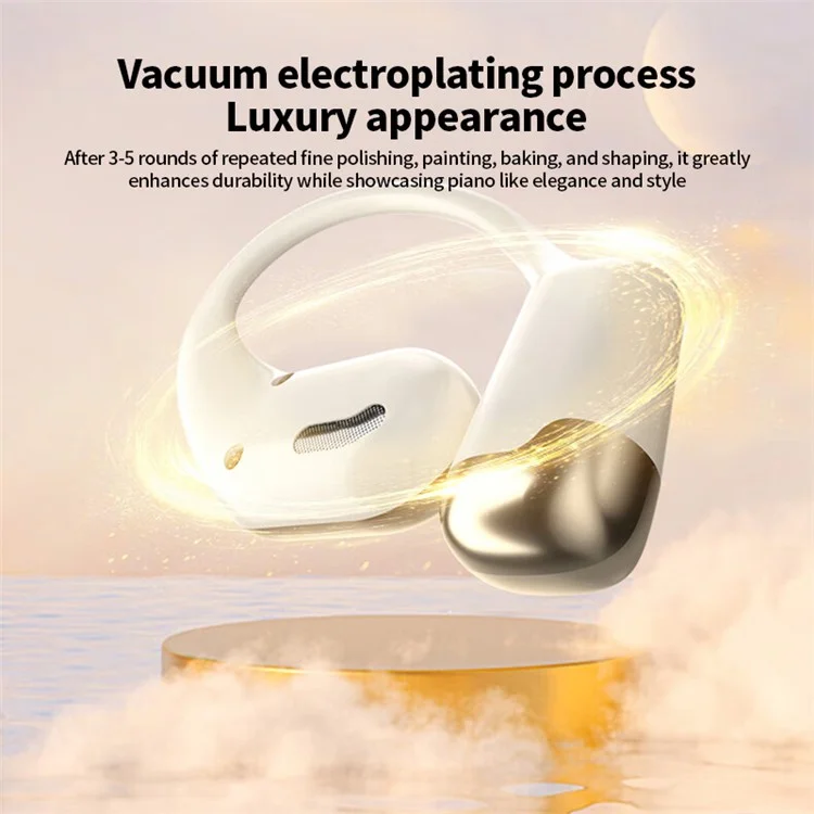 Ear Hook Bluetooth Headset Wireless Headphone Waterproof Earphone - Skin Color