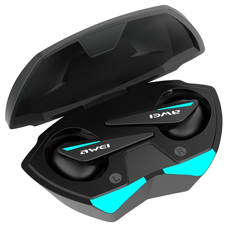 Bluetooth Wireless Gaming Headset TWS Waterproof In-Ear Headphone with Cool Light Effect