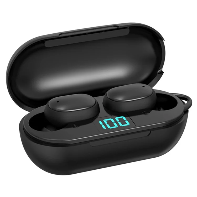 TWS True Wireless Bluetooth Headphones Noise Reduction Earbuds with LED Digital Display