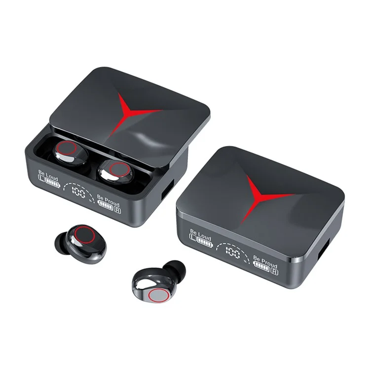 Bluetooth In-ear Earphone Stereo Music Wireless Touch Headset with Digital Display Charging Case