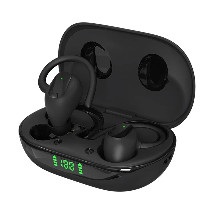 Bluetooth Headset Sports Headphone TWS Wireless Ear Hook Design Earphone with Charging Case