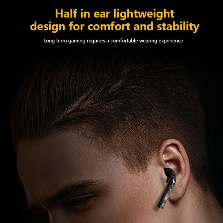 Half-In-Ear TWS Earbuds Bluetooth Headset EMC Call Noise Reduction Headphone