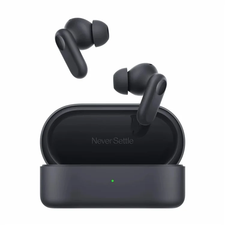 True Wireless Bluetooth Headset Dual Microphone Noise Canceling Earphones - Black