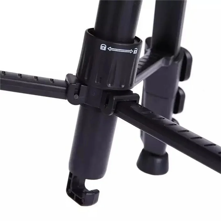 Q111 SLR Camera Floor Stand Aluminum Alloy + ABS Telescopic Live Streaming Photography Tripod