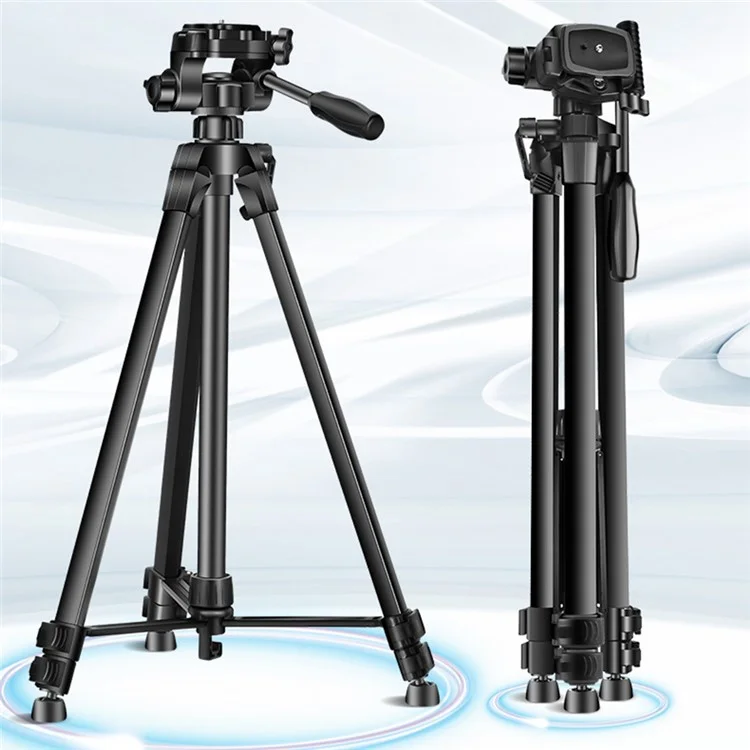 Q1730 173cm SLR Camera Phone Holder Tripod Telescopic Live Streaming Photography Floor Stand