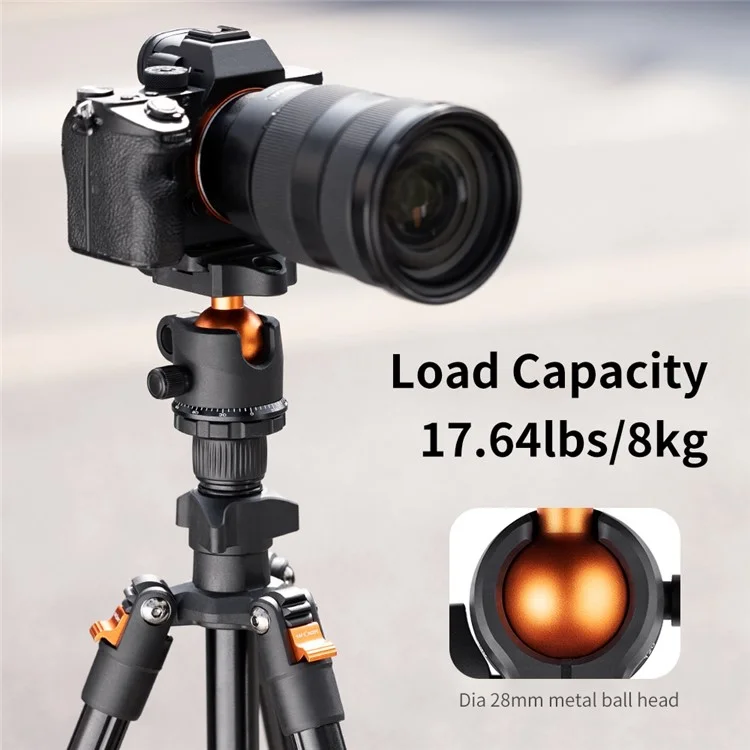 Camera Tripod Flexible Extendable Vlog Video Recording Holder Stand Birdwatching 8KG Max Load Camera Mount with 1 / 4 Inch Adapter Screw