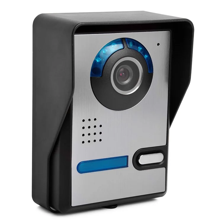 815FA11 7-inch Video Door Phone Intercom Doorbell Camera Monitor, EU Plug